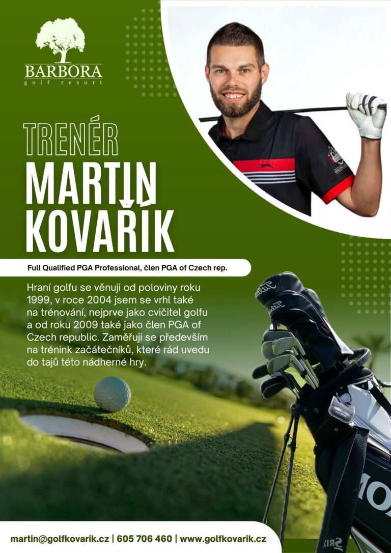 Trenér Martin Kovařík